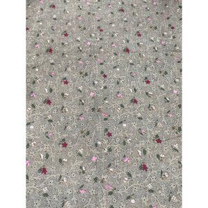 Vintage Floral Cotton Fabric 1/2 Yard 44" Wide Material Quilting Sewing & Crafts